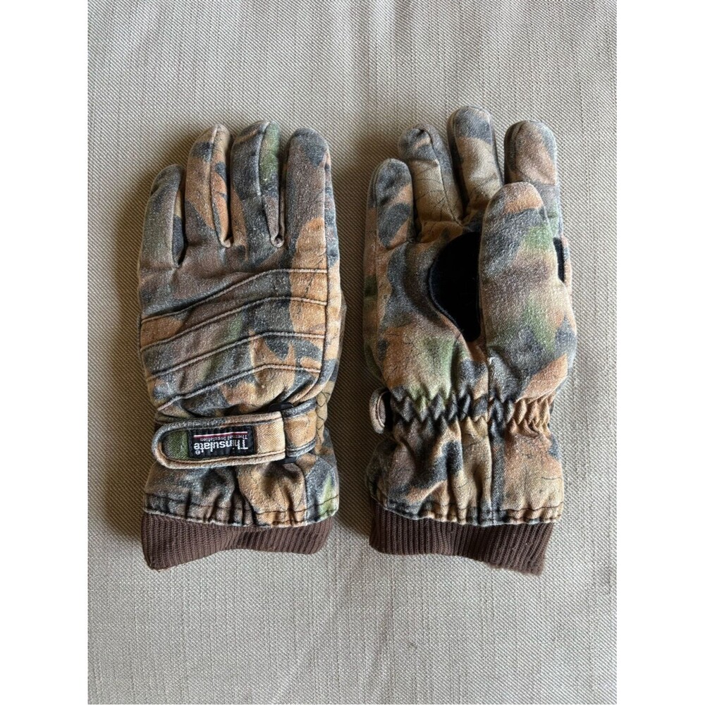 3M Thinsulate Camo Men's Insulated Gloves - Brown/Green